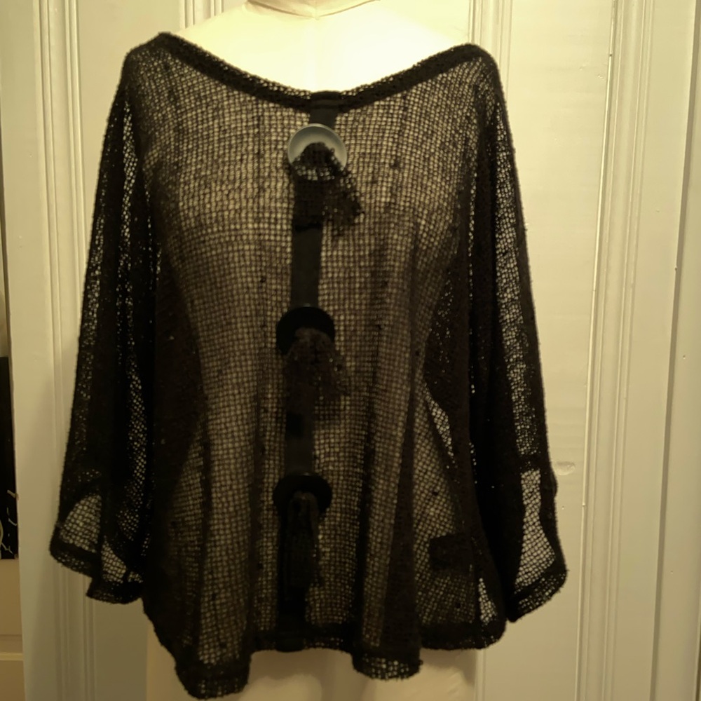 Elegant Black Knit Sweater